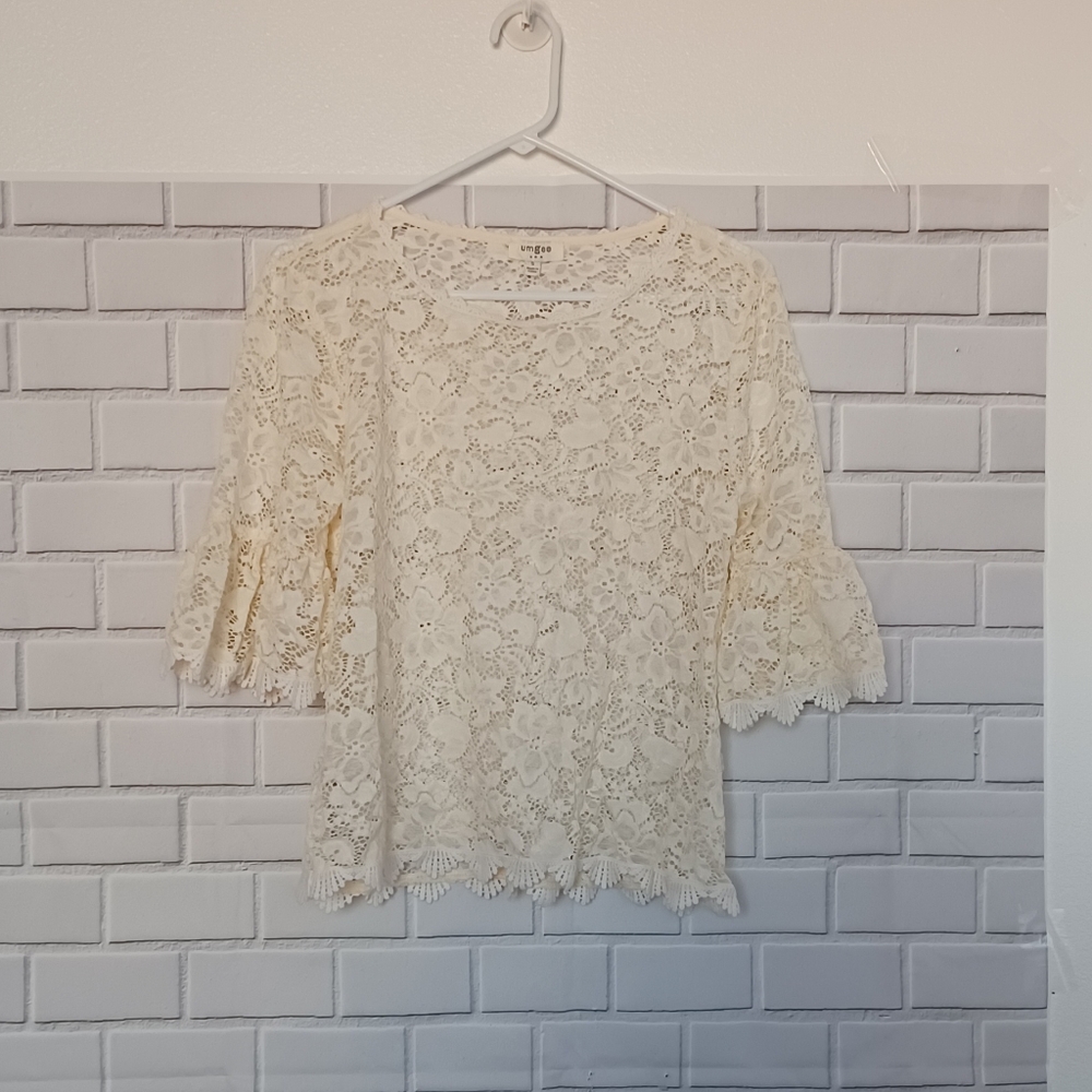 Umgee see thru blouse top